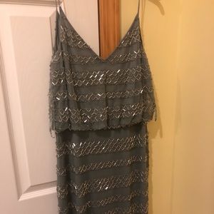 Adrianne Papell Sequin Mini Dress